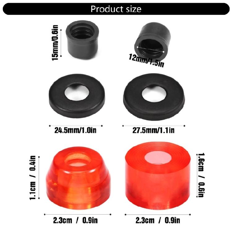 Skateboard Shock Pad Cup Washers Shocking Absorber Cushion Mat Truck Bushing Replacements Skateboard Truck Cup Washer