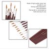 12Pcs Wine Red Nylon Hair Drawing Brush Art Painting Set Tool(round)