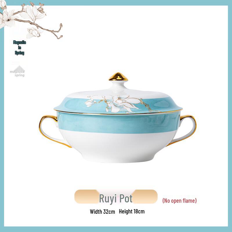 Эмалированная суповая тарелка Yipan Ruyi с мультяшным рисунком