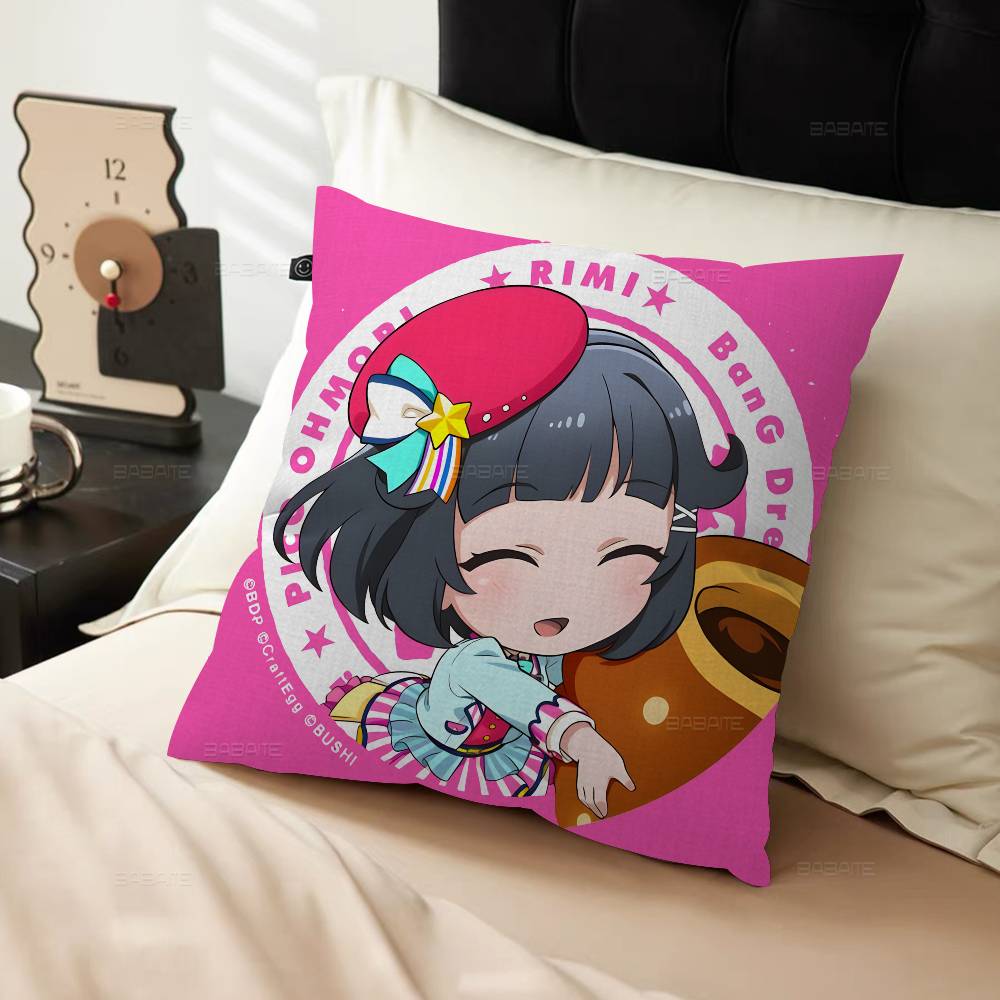 B-Bang-Dream Band Anime Cushion Cover Polyester Sofa Cushions Decorative Throw Pillows Home Decoration Pillowcover