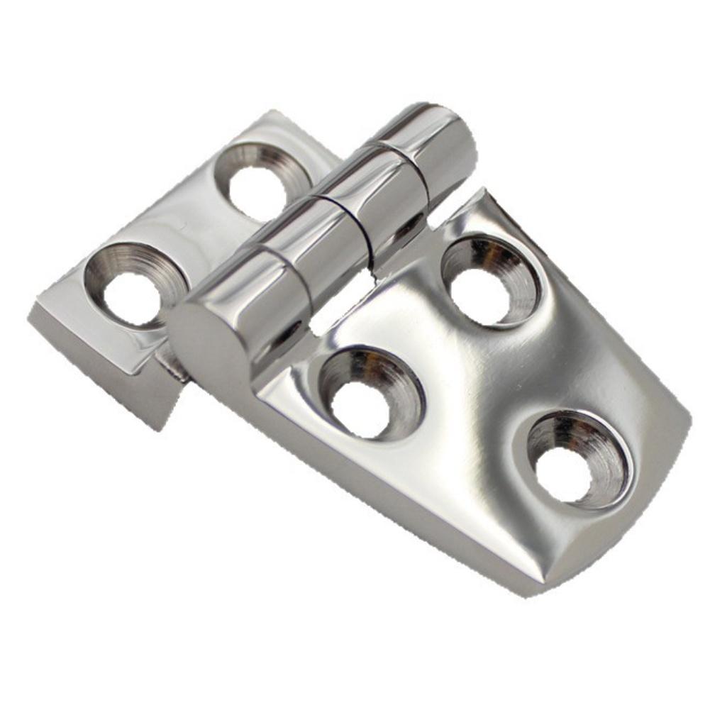 1 Set Heavy Duty Boat Hinges 316 Stainless Steel Offset Short Side Hinges 2 Boat Hinge With Screws Furniture Hardware Tools
