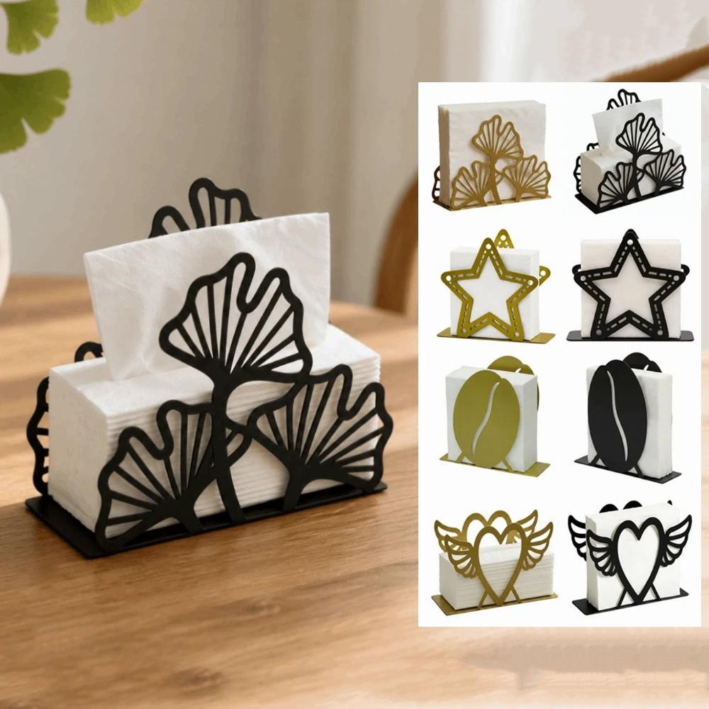 Heavy Duty Retro Napkin Holder Hollow Napkin Container Exquisite Napkin Storage Shelf  Party Use