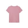 Nike T Shirts Women's Pink Crew Neck Moderate Straight Fit DR7570-630