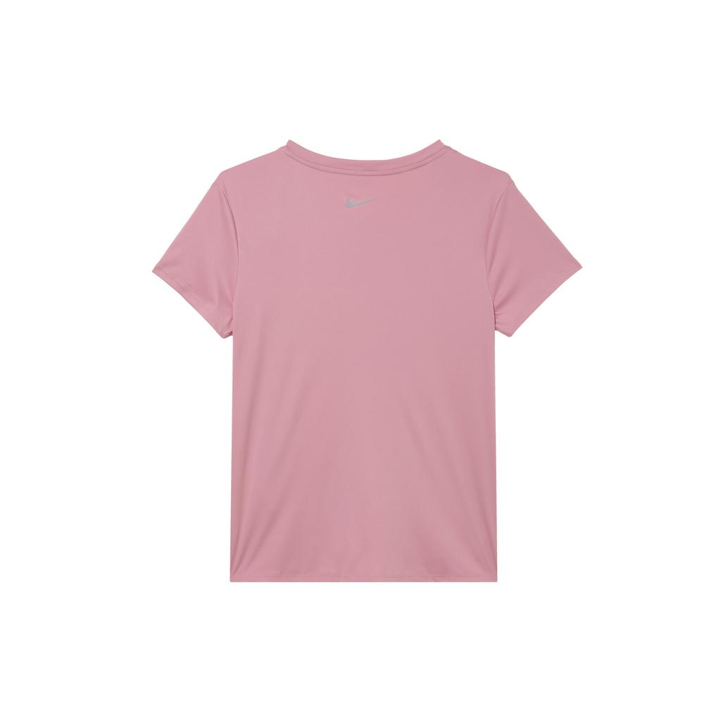 Nike T Shirts Women's Pink Crew Neck Moderate Straight Fit DR7570-630