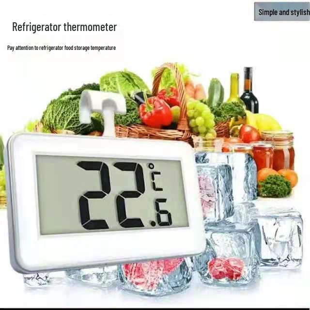 Digital Indoor/Freezer Thermometer with Large Screen белый