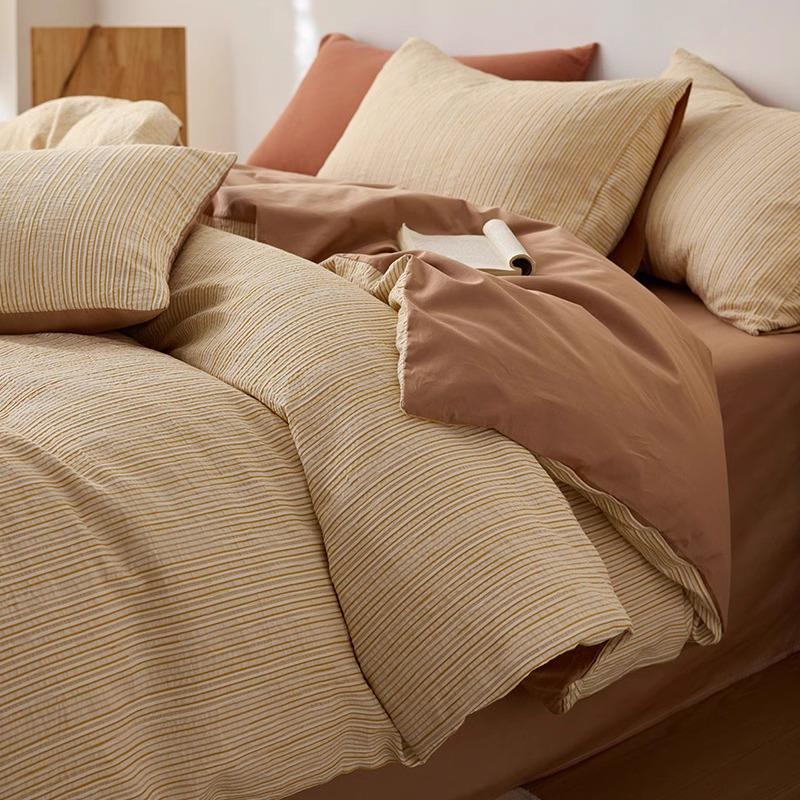 2025 Luxuriöse Winterbettwäsche aus reiner Baumwolle - Bettbezug & Bettlaken (4-teilig)