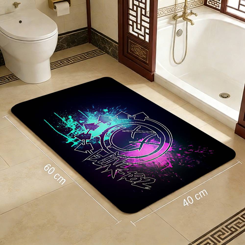 B-Blinks 182 Rock Band Room Mats Cheaper Anti-slip Modern Living Room Balcony Printed Welcome Rug
