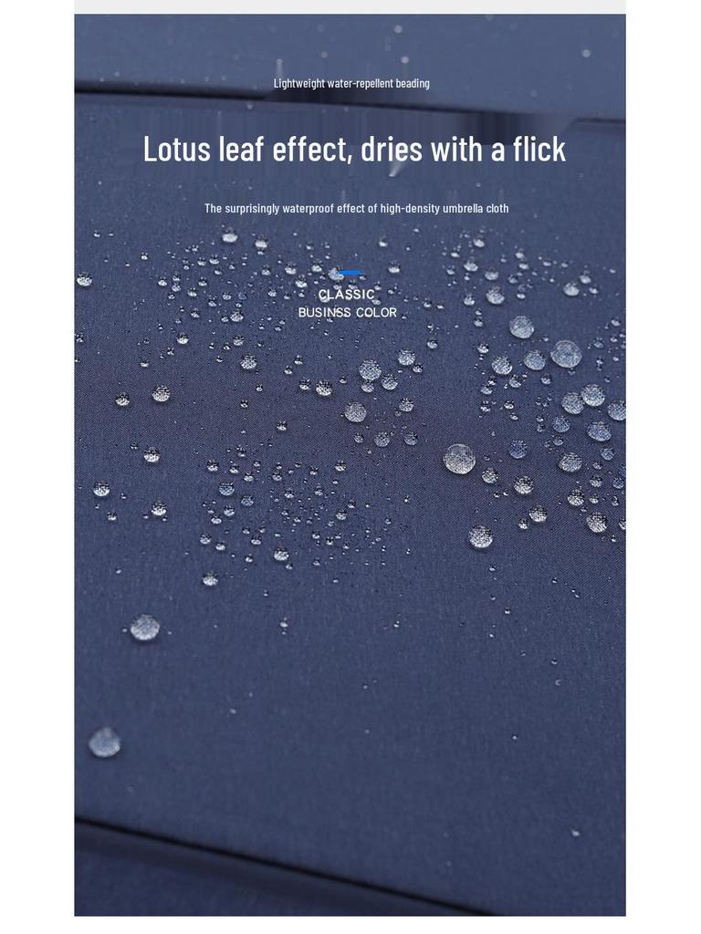 Luxurious Solid Wood Long Handle Umbrella - Men's Reinforced Extra Large Retro Wind & Storm-Proof Dual-Use Umbrella