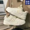Little white shoes women's shoes 2025 new casual sports shoes platform Korean version of wheat ear board shoes women's tide