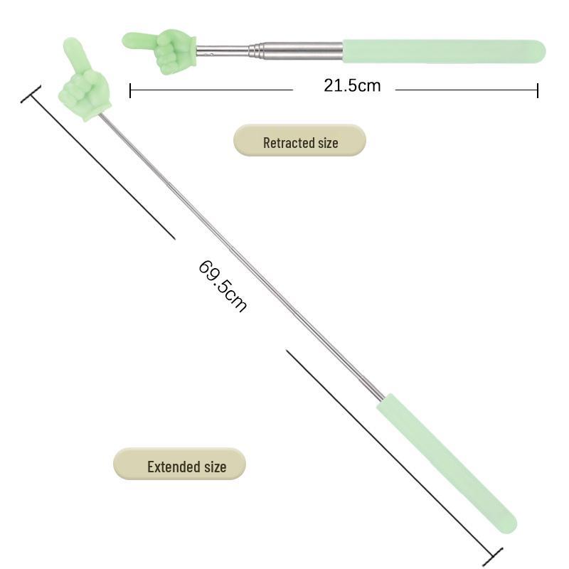 Telescopic Reading Pointer Baton - Finger Reading Stick & Teaching Aid