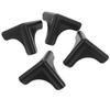 4 Pièces Protections d'Angle pour Hotte de Cuisine Protections d'Angle Aiguisés Coussinets pour Table d'Armoire Protections de Meubles en Silicone