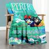 Bluey 45 Customize Your Name Blanket Lightweight Personalized Blanket Soft Warm Cozy Great for Seaside Bed Office Chair Bedding for All Occasions