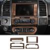 4x Navigation GPS Air Condition Volume Panel Decor Trim Cover For Ford F150 15+