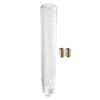 ABSOPRO 30cm Clear Faux Crystal Bubble Gear Shift Knob Stick for Manual Transmission Durable Acrylic with Adapter Vehicles,