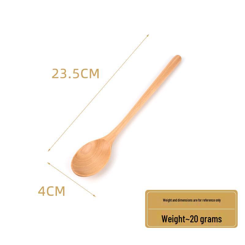 

ZISIZ Японские деревянные суповые ложки с длинной ручкой (Набор из 2)