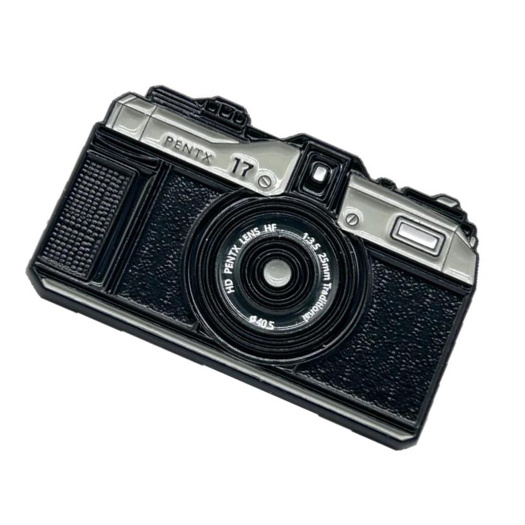 Film Camera Shape Brooch Elegant Clothing Jewelry Fashion Accessories Suitable for Fashion Women and Girl Present