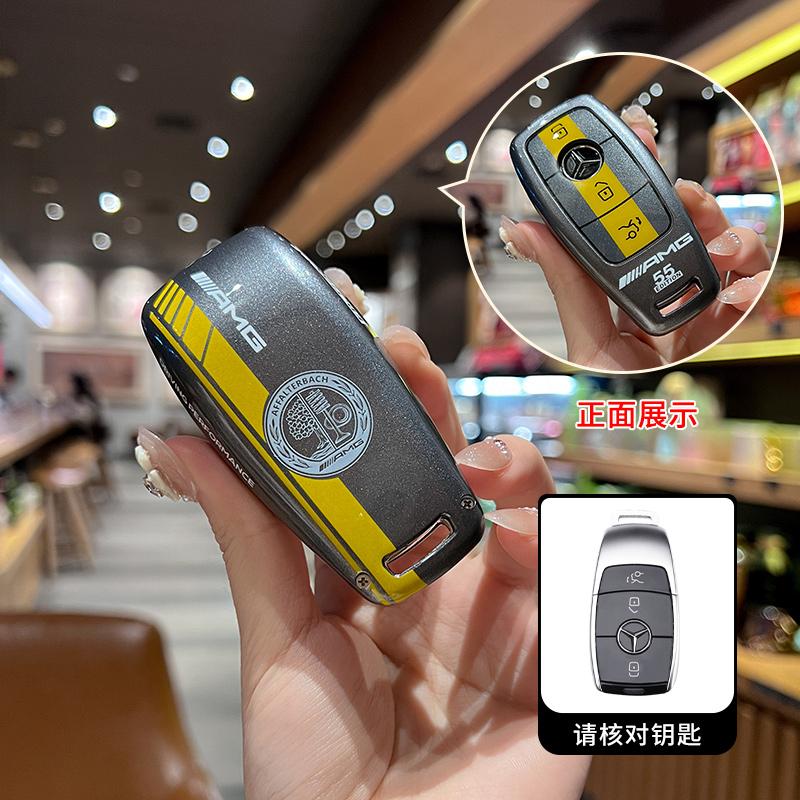 Car Remote Key Case Cover Shell For Mercedes Benz A C E S G Class GLC CLE CLA GLB GLS W177 W205 W213 W222 X167 AMG Leather Fob ZK9