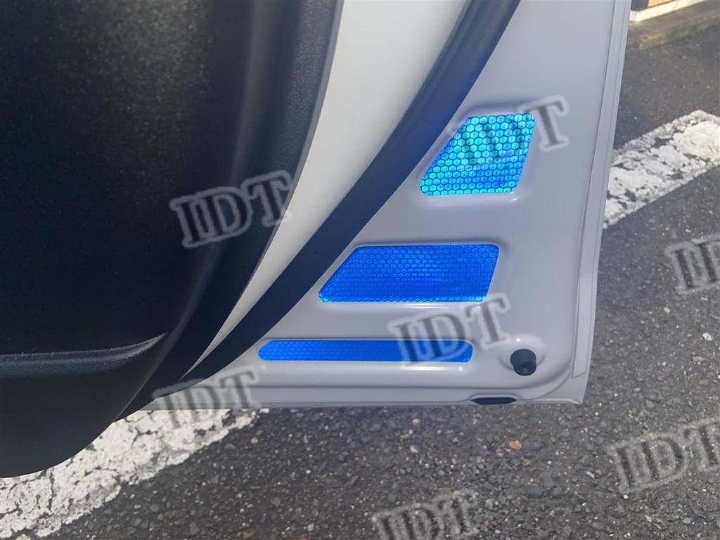 IDT 50 Series Prius/Prius PHV Door Inner Reflector Sticker Interior Custom Parts Front Rear