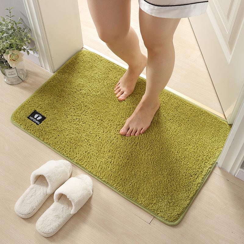 

Home Bathroom Door Suction Door Mat Bathroom Entrance Foot Mat Kitchen Non-slip Mat Carpet Mat Toilet Floor Mat 40*60cm