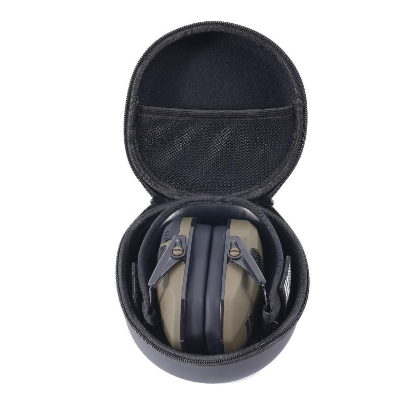 Earmuff Storage Headphone Case for Shooting Hunting Hearing Protective Anti-dust Waterproof Carrying Travel Bag