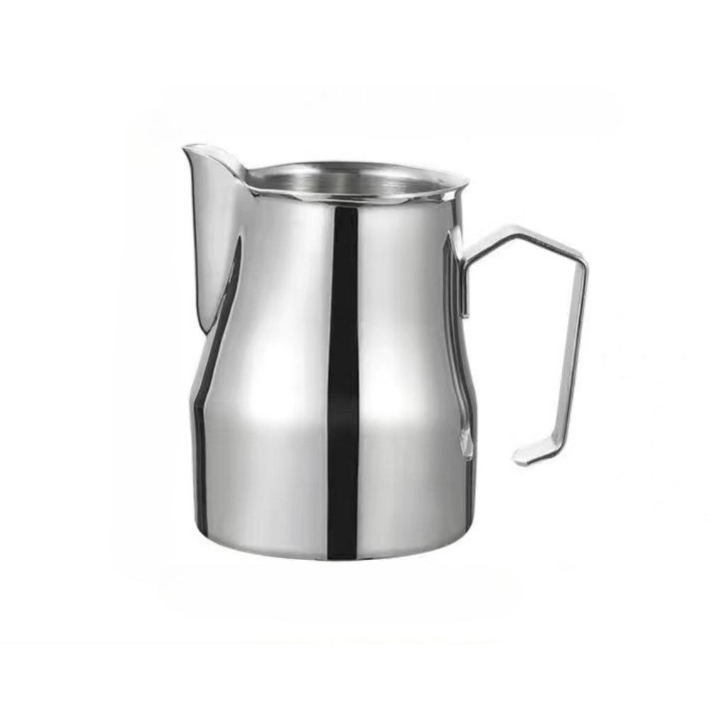 

Stainless Steel Coffee Frothing Picther with Handle Reusable Coffee Cup Milk Frothing Pitcher for Cafe Office Home Coffee Tools