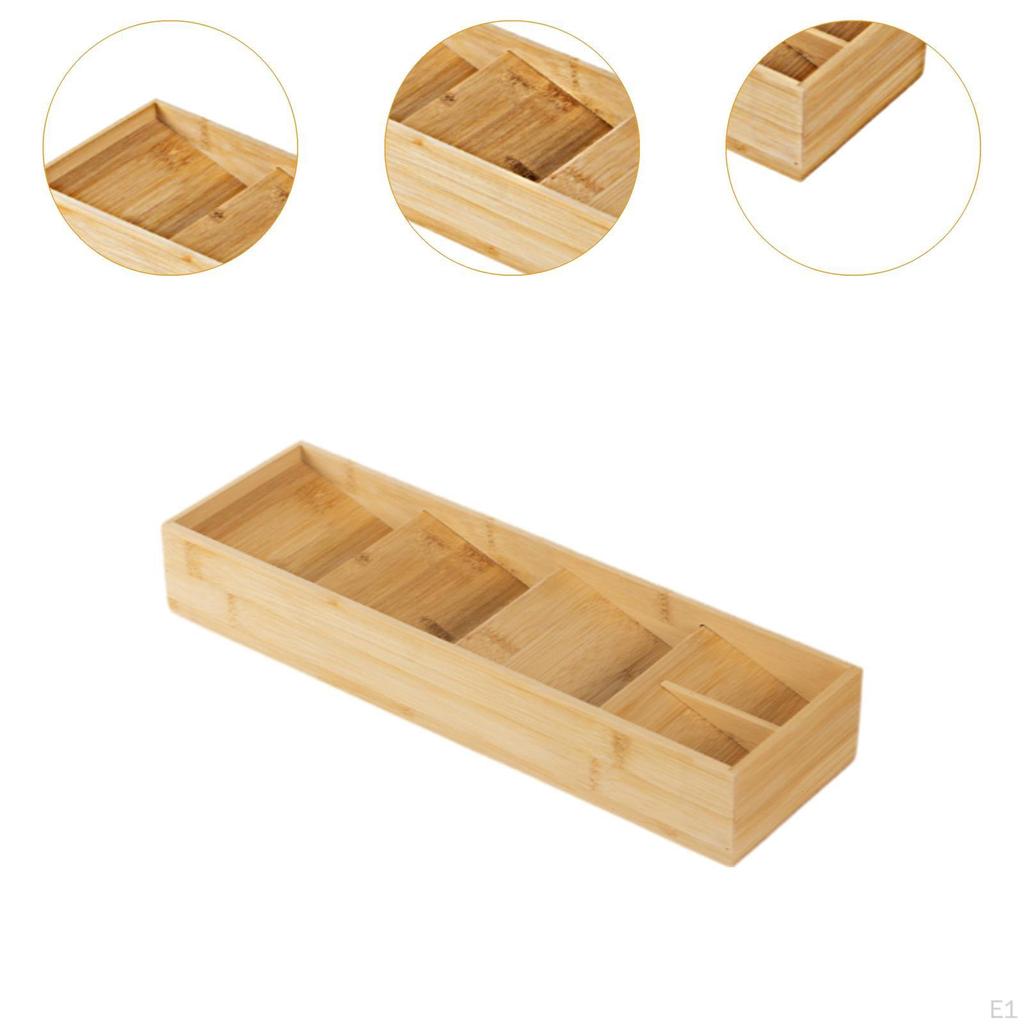 Bambusový box pro uložení nožů a vidliček