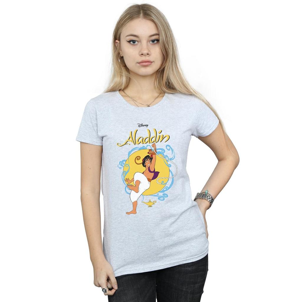 Disney Womens/Ladies Aladdin Rope Swing Cotton T-Shirt
