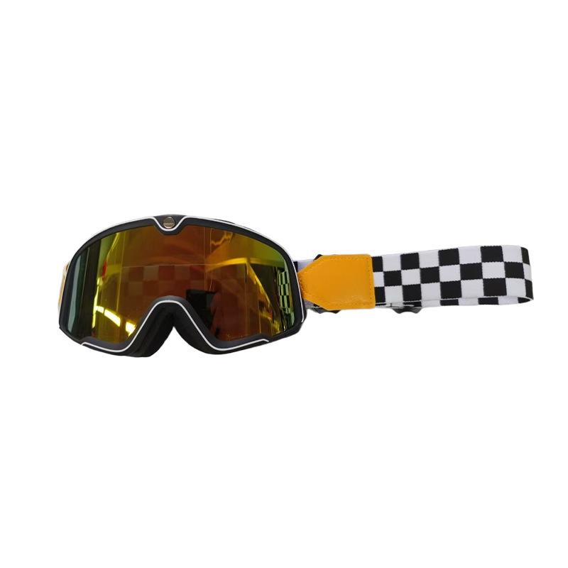 Beliebte wind- und sanddichte Motorrad-Fahrbrille – Offroad- und Harley-Helm-kompatibel