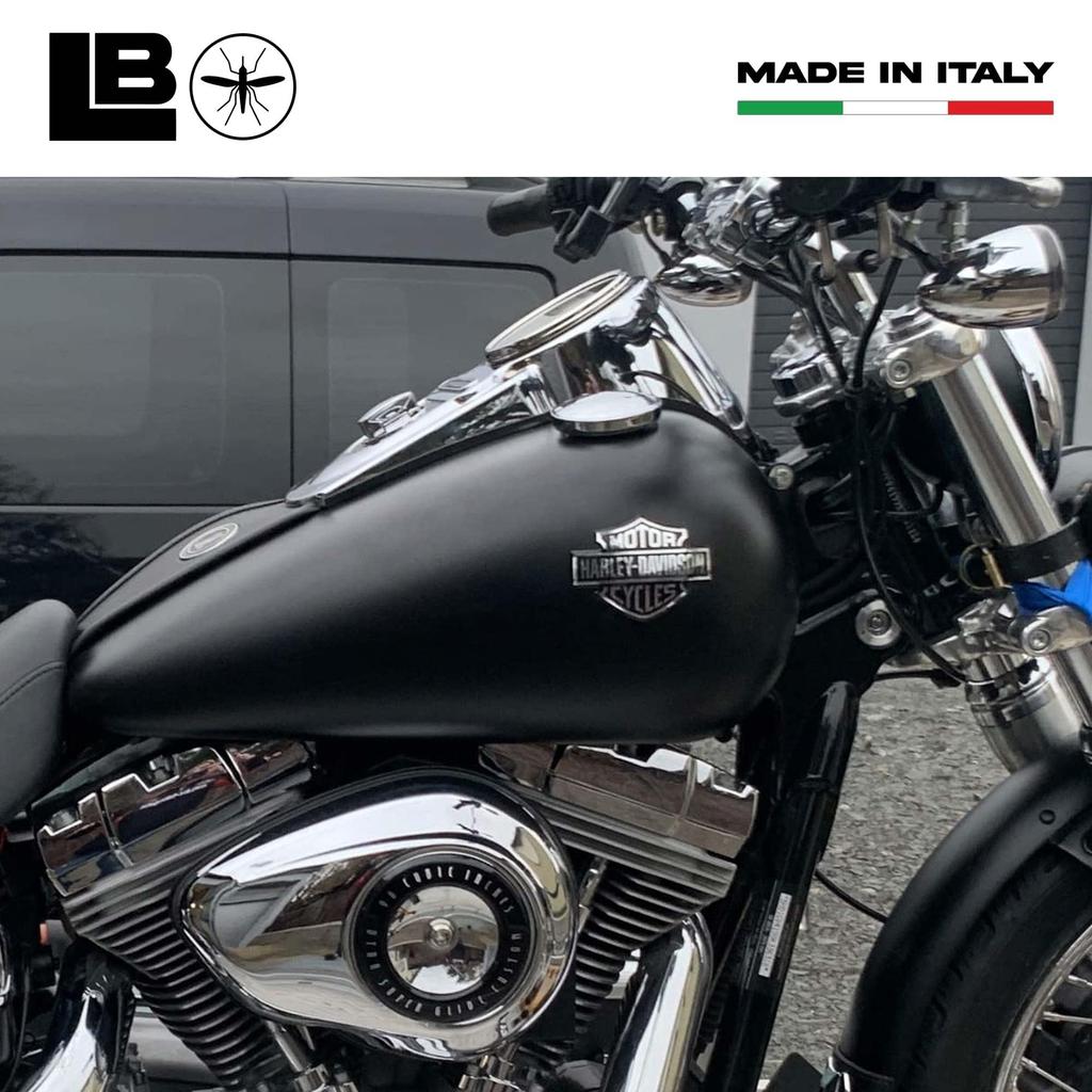 Labelbike 3D Resin Sticker for Motorcycle Tank Logo Coat HARLEY DAVIDSON - 9,5x7 Cm