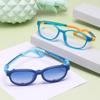 Kids' Silicone Anti-Blue Light Myopia Eyeglasses Frames