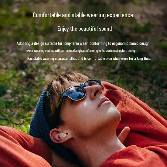 Cross-Border E-commerce New Wave Buds: Bluetooth Semi-In-Ear Sports Headphones for Music & Calls
