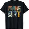 MAKE ART _ Funny Artist Artistic Humor Painting Cool T-shirt T-Shirt
