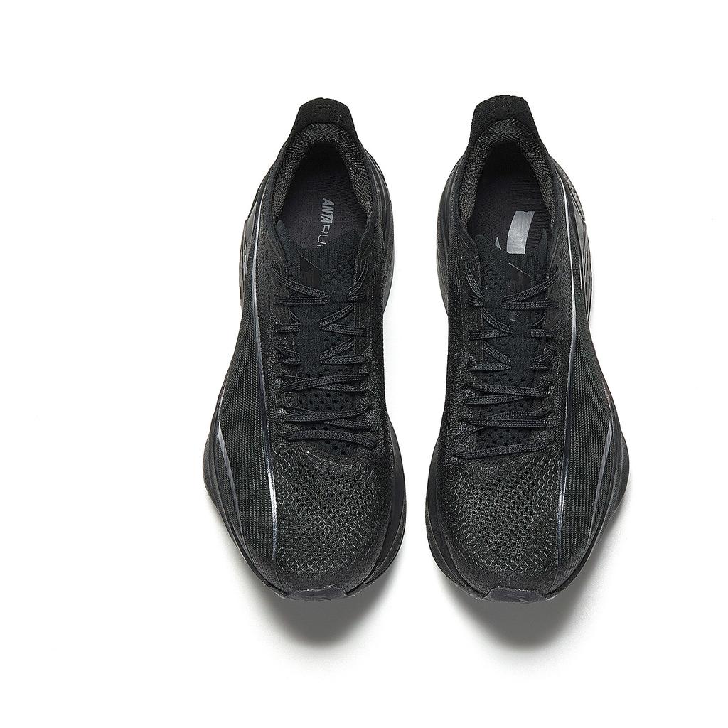 Anta Mario 2 PRO Triple Black Low Top Marathon Long Distance Running Physical Fitness Test & Exam Racing Running Shoes 912615566-5