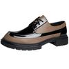 Men's Leather Shoes 2026 Spring and Autumn British Genuine Leather Business Casual Thick Sole Height Increasing Groom's Wedding