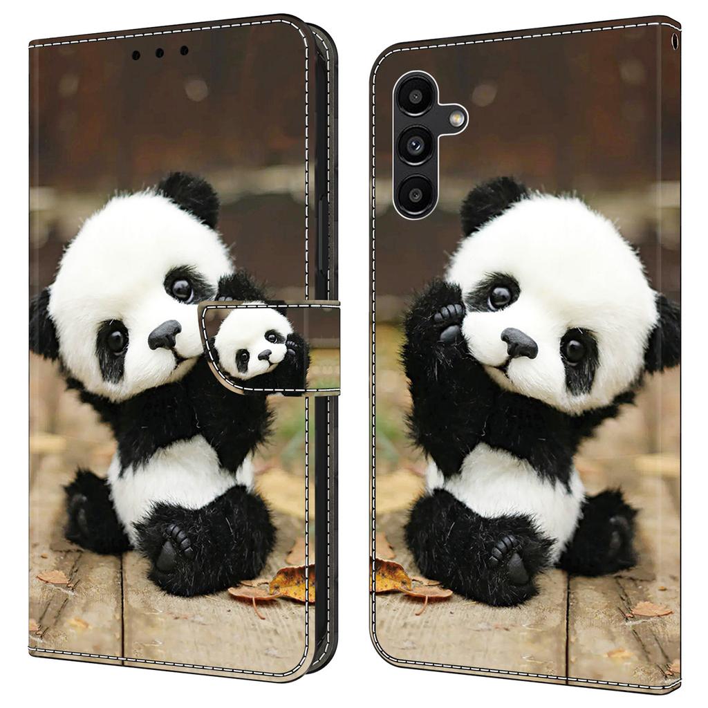 For Samsung Galaxy S24 Case Pattern Printing Leather Flip Phone Case