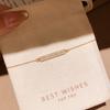Horizontal Drill Zirconia Rectangular Bracelet - Elegant, Versatile, Luxurious Hand Jewelry for Women
