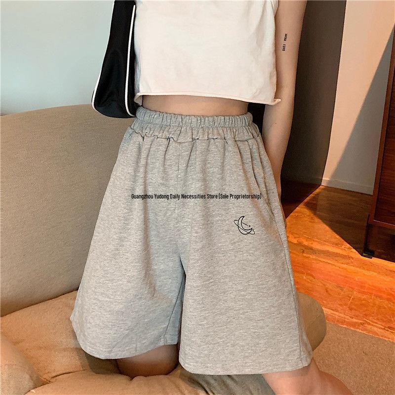 Women's High-Waist Korean Style Casual Summer Shorts - 2024 Trend for Yoga, Home, & Sports