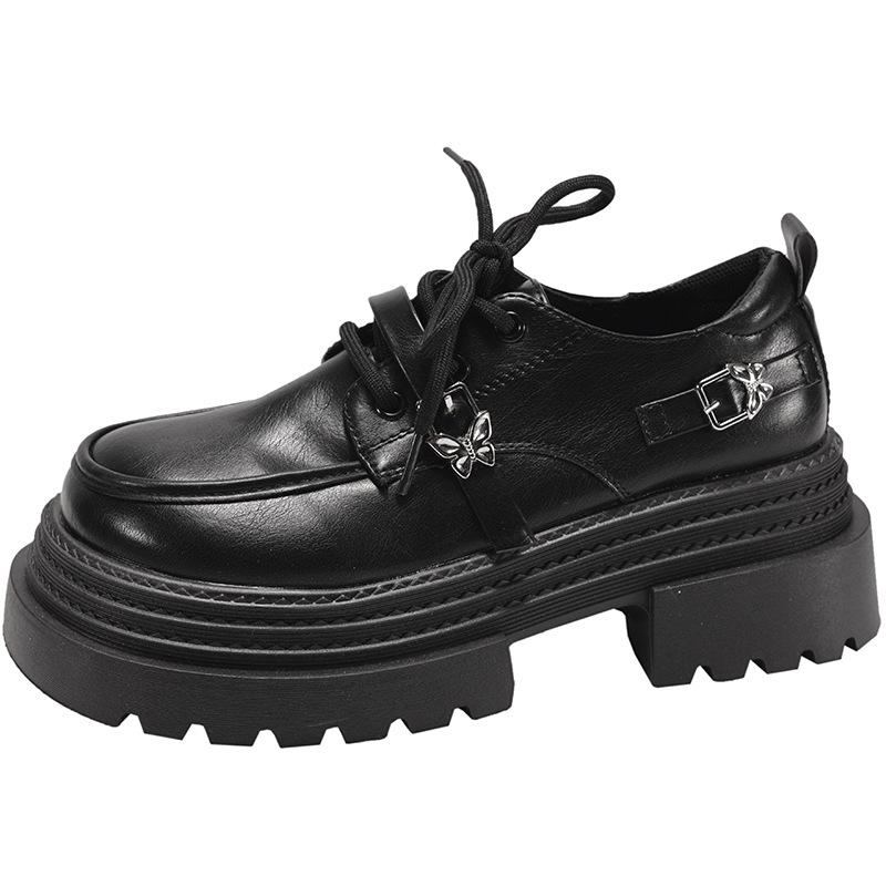 Fashion Trend British Style Platform Small Leather Shoes Women's 2025 New Spring and Autumn Versatile Skirt