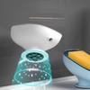 1Pcs Bathroom Soap Dishes Holder Self Draining Soap Box with Super Suction Portable Soap Container for Bathroom Accessories