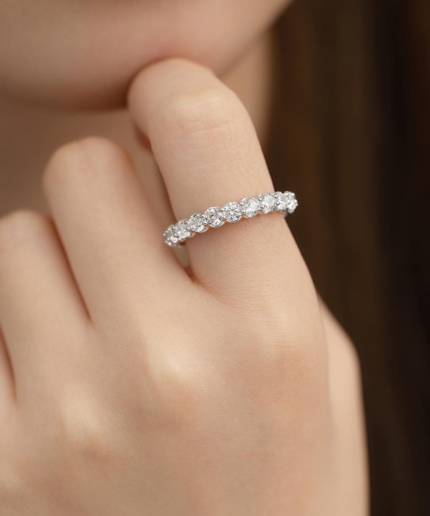 Tatiana (Silver 925) 3Mm Eternity Ring Cr1882