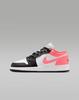 553560-025 Nike GS Air Jordan 1 Low Black White Pink Gaze