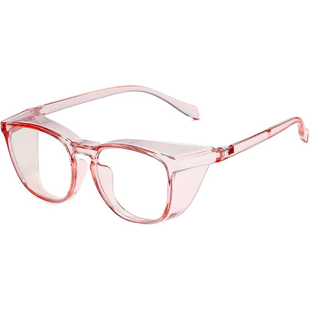 Schutzbrille für Männer Frauen Krankenschwestern Antibeschlag Stilvoll Modisch Bequeme Brille mit Seitenschutz Augenschutz für Erwachsene
