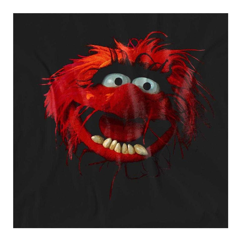 The Muppets Womens/Ladies Animal Face T-Shirt