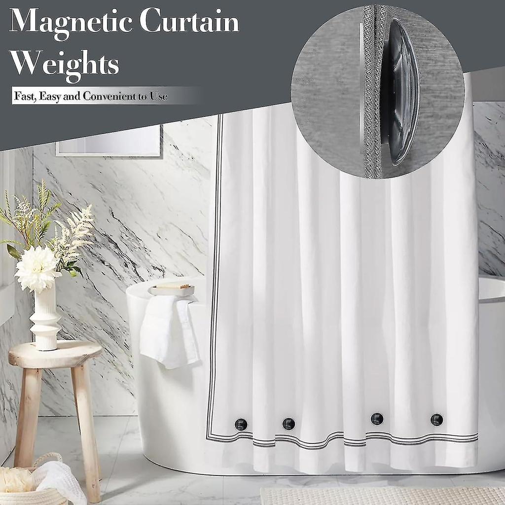 10pcs Magnetic Curtain Weights Drapery Weights, Strong Magnetic Shower Curtain Weights, Heavy Duty Curtain Weights Bottom