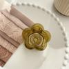 Korean Version Camellia Flower Design Hair Clip Tender Elegant Flower Hairpin Non-slip Shark Clip Women's Hair Accessories