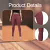 1/12 Action Figure Pants, Stretch Leggings, Miniature Clothing, Elastic for 6 Inch Figures Fit Yoga