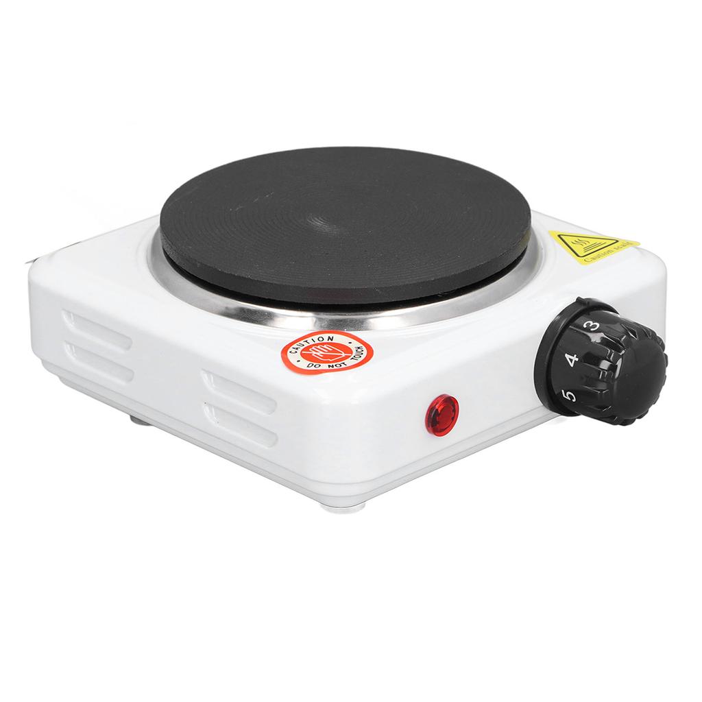 Mini Electric Stove 500W Multifunctional Adjustable Temperature Small Hot Plate Kitchen Countertop Heater for Milk