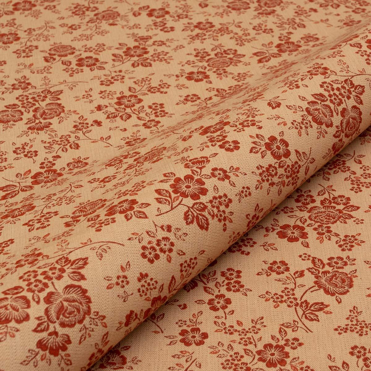 

Хлопок с принтом, окрашенный танином хурмы, Сделано по трафарету Liberty Slub, Товары для рукоделия [creare Kiki] Ткань, Япония, Кимоно, Окрашенный, Печать, Переплетение, (Ширина