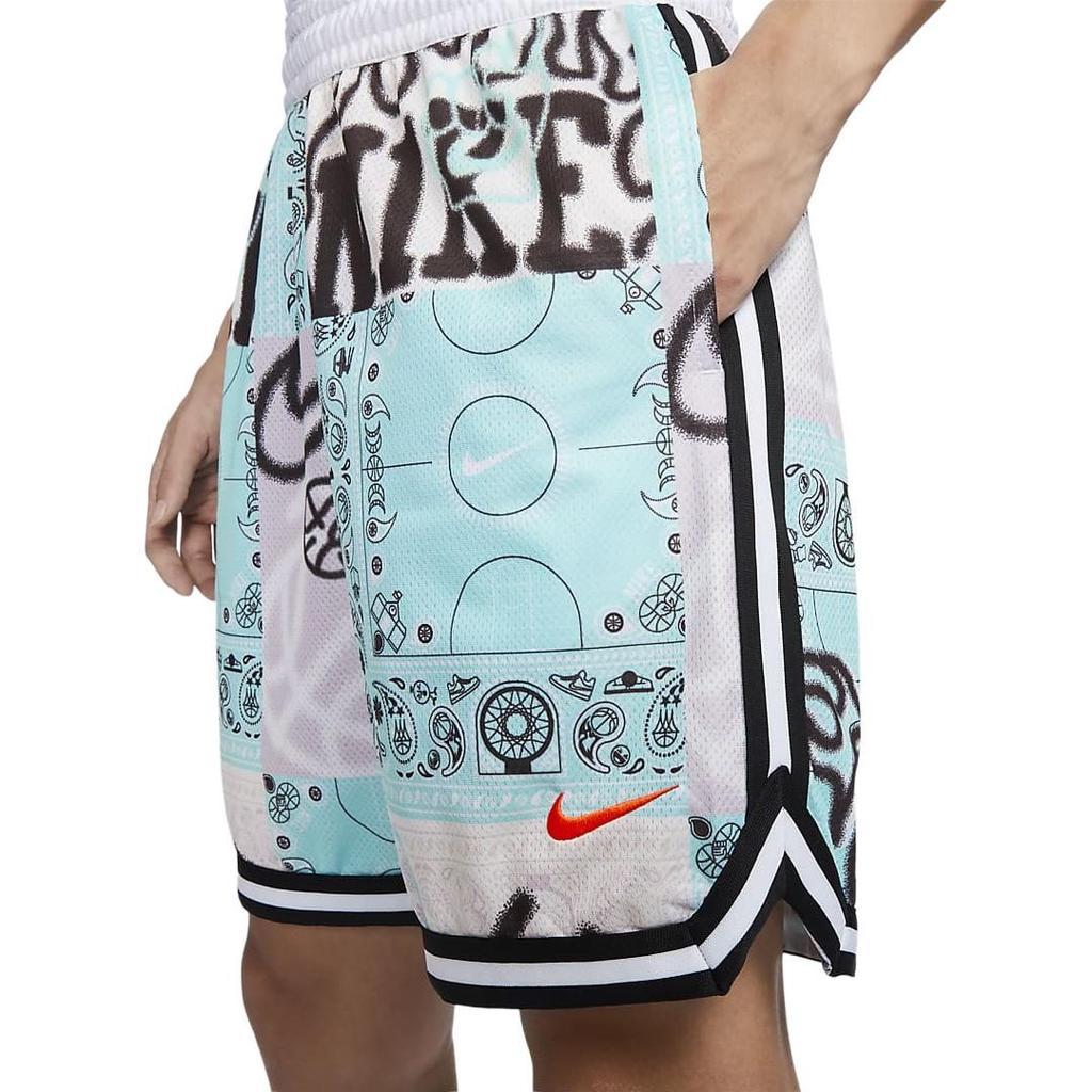 Nike SS23 SS24 DNA 'CHBL' Pantaloncini da Basket Uomo Rosa Blu HF6151-418