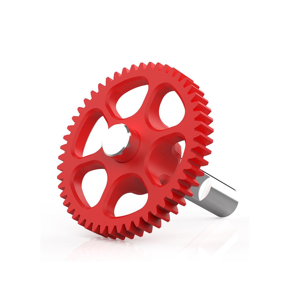Dual Gear Assembly Kit Upgrade Extruder Red Wheel Kit 3D Printer Accessories for Voron 2.4 0.1 1.8 Model